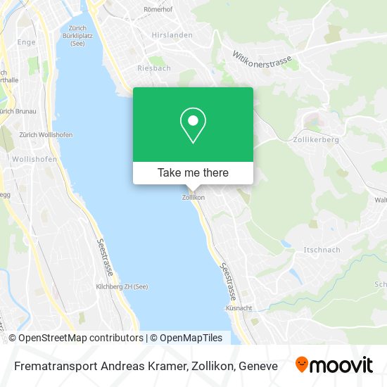 Frematransport Andreas Kramer, Zollikon map