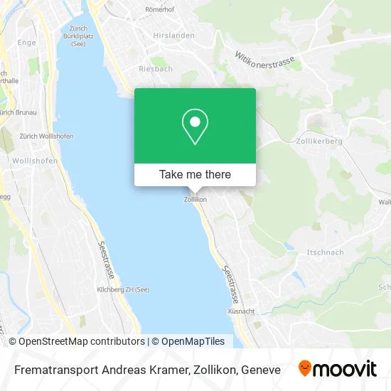 Frematransport Andreas Kramer, Zollikon map