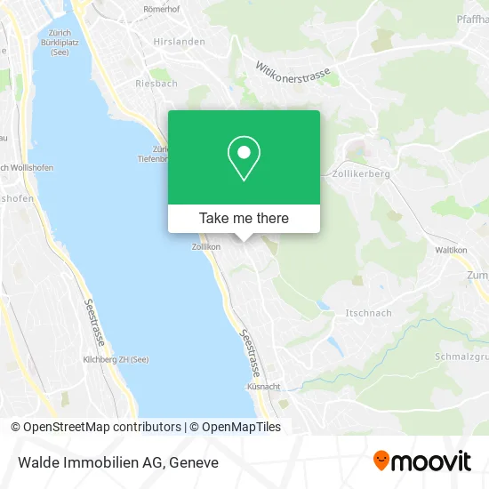 Walde Immobilien AG map