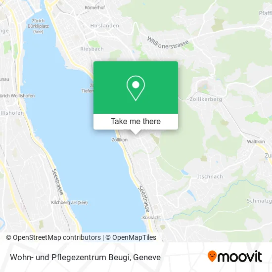 Wohn- und Pflegezentrum Beugi map