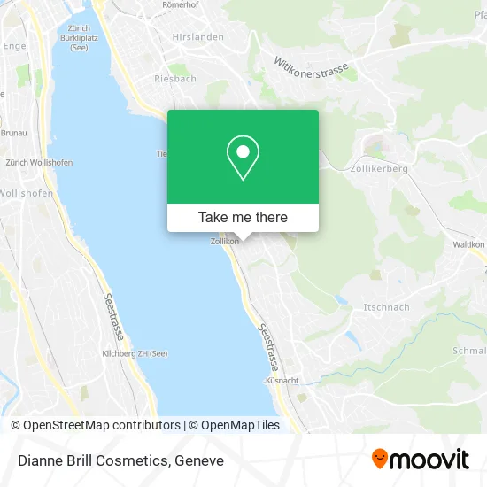 Dianne Brill Cosmetics map