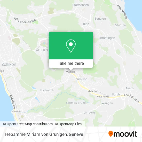 Hebamme Miriam von Grünigen map