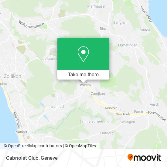 Cabriolet Club map