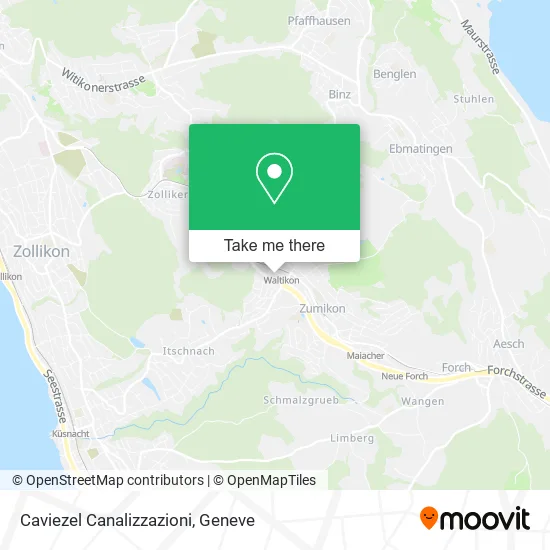 Caviezel Canalizzazioni map