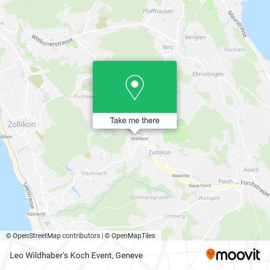 Leo Wildhaber's Koch Event map