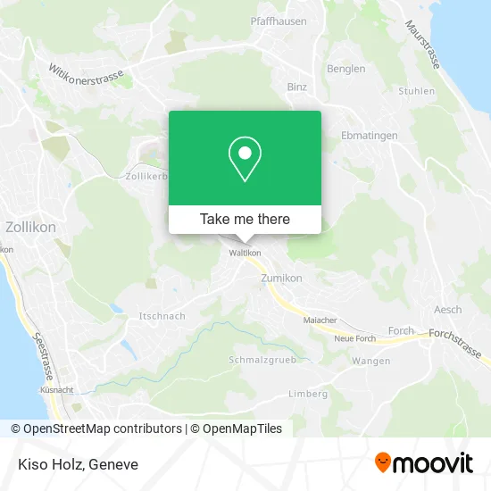 Kiso Holz map