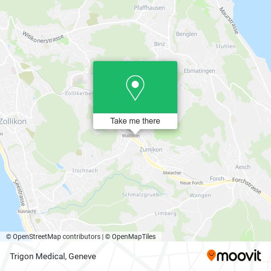 Trigon Medical map