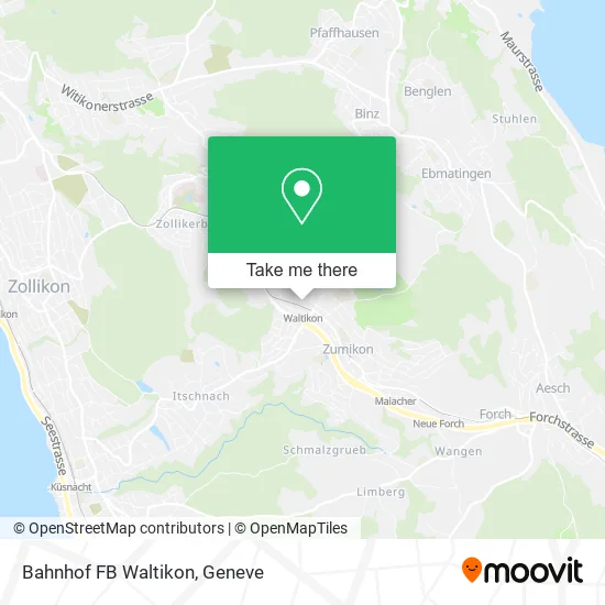 Bahnhof FB Waltikon map