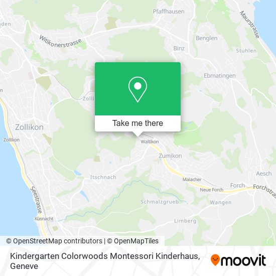 Kindergarten Colorwoods Montessori Kinderhaus map