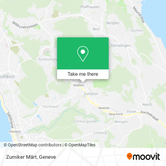 Zumiker Märt map