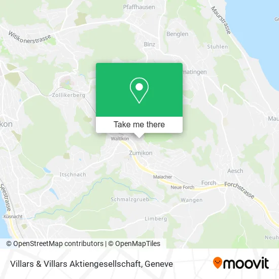 Villars & Villars Aktiengesellschaft map