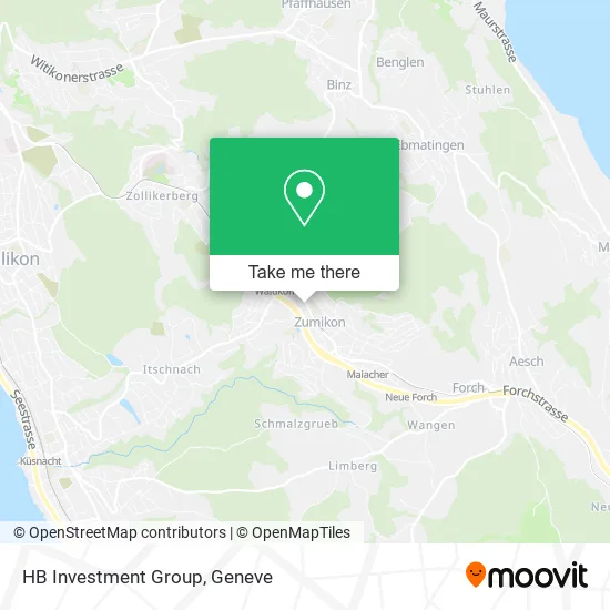 HB Investment Group map