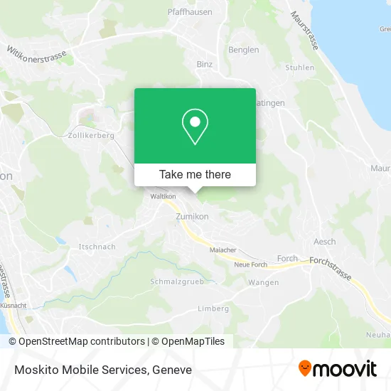 Moskito Mobile Services map
