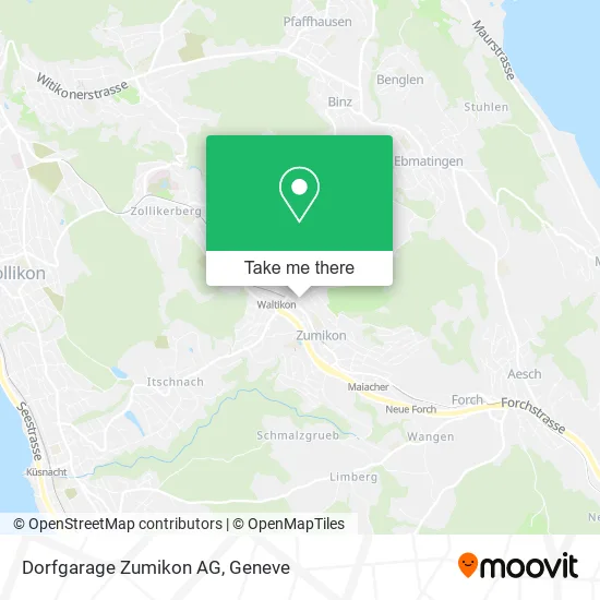 Dorfgarage Zumikon AG map