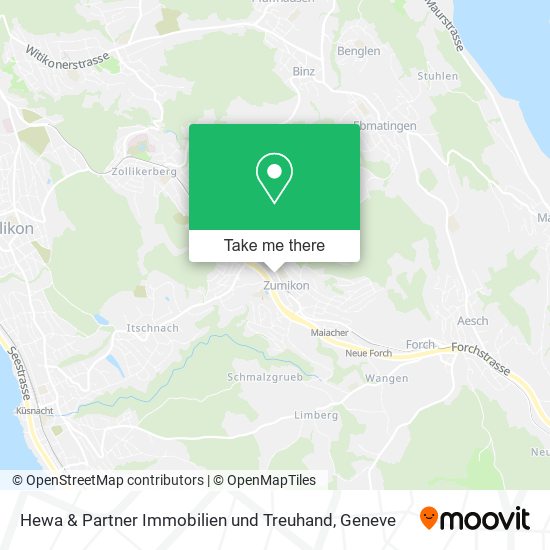 Hewa & Partner Immobilien und Treuhand map