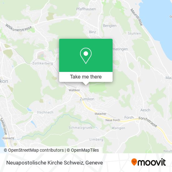 Neuapostolische Kirche Schweiz map