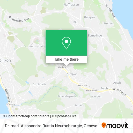 Dr. med. Alessandro Rustia Neurochirurgie map