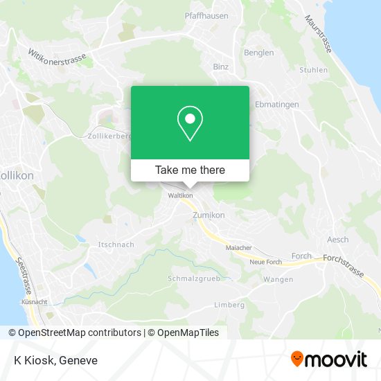 K Kiosk map