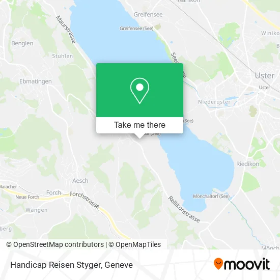 Handicap Reisen Styger map