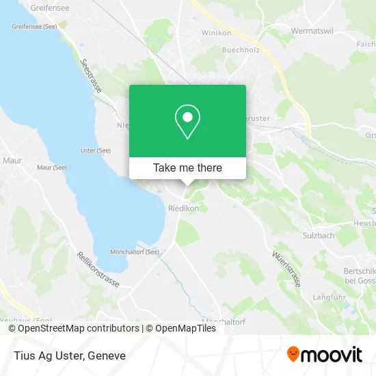 Tius Ag Uster map