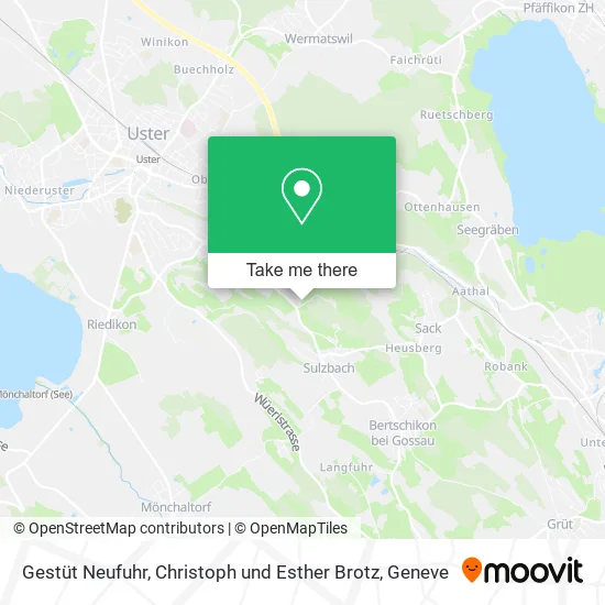 Gestüt Neufuhr, Christoph und Esther Brotz map