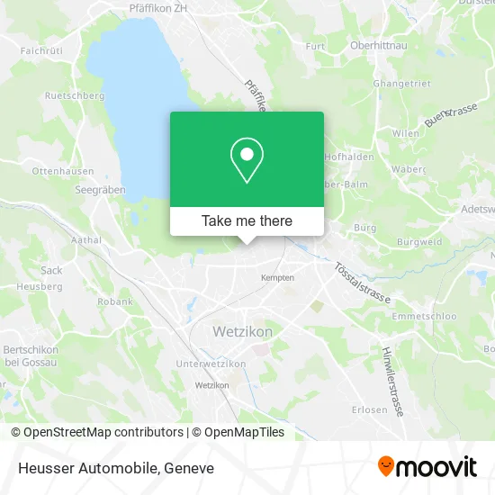 Heusser Automobile map