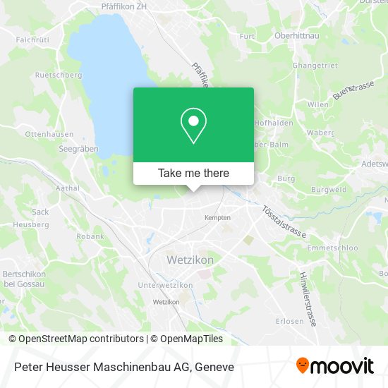 Peter Heusser Maschinenbau AG map