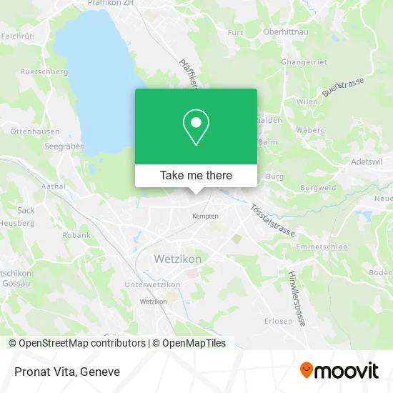 Pronat Vita map