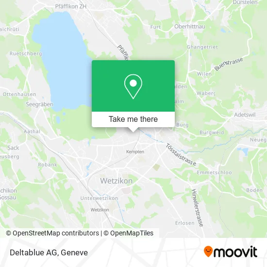 Deltablue AG map