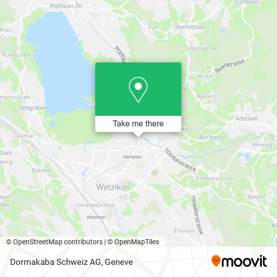 Dormakaba Schweiz AG map