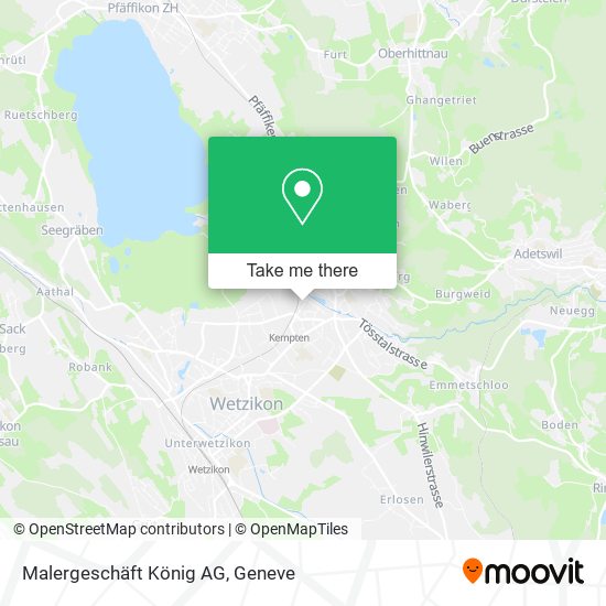 Malergeschäft König AG map