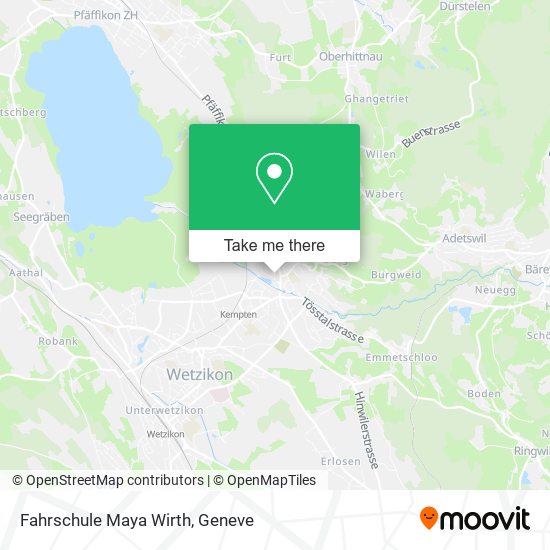 Fahrschule Maya Wirth map