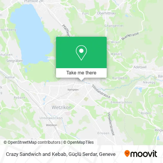 Crazy Sandwich and Kebab, Güçlü Serdar map