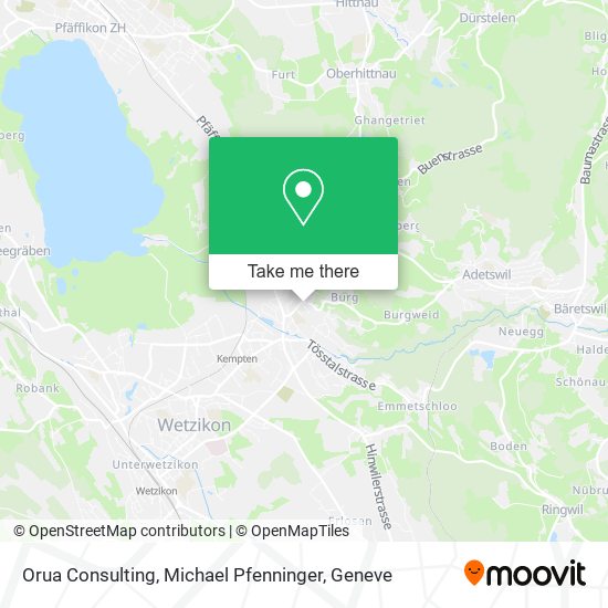 Orua Consulting, Michael Pfenninger map