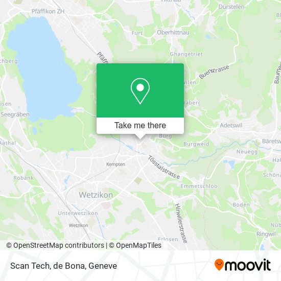 Scan Tech, de Bona map