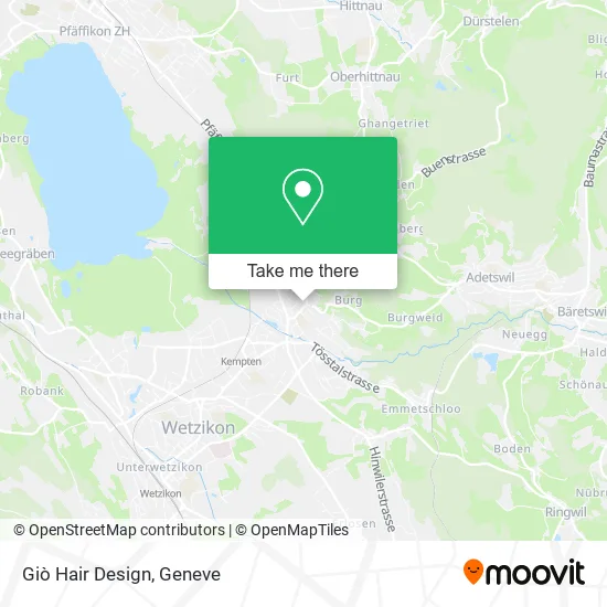 Giò Hair Design map