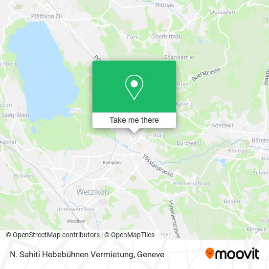 N. Sahiti Hebebühnen Vermietung map