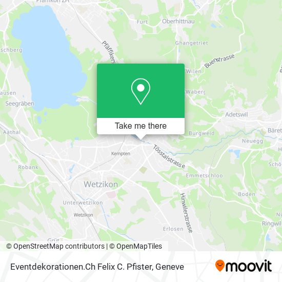 Eventdekorationen.Ch Felix C. Pfister map
