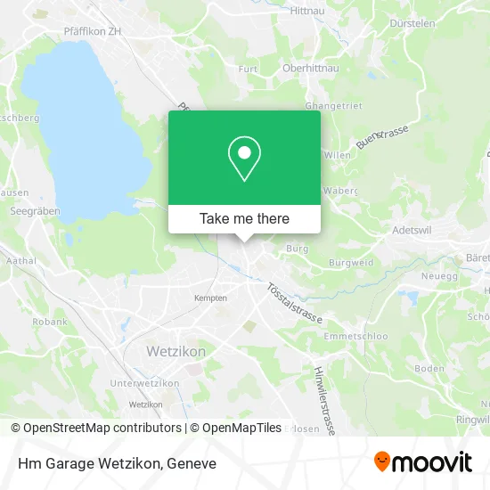Hm Garage Wetzikon map