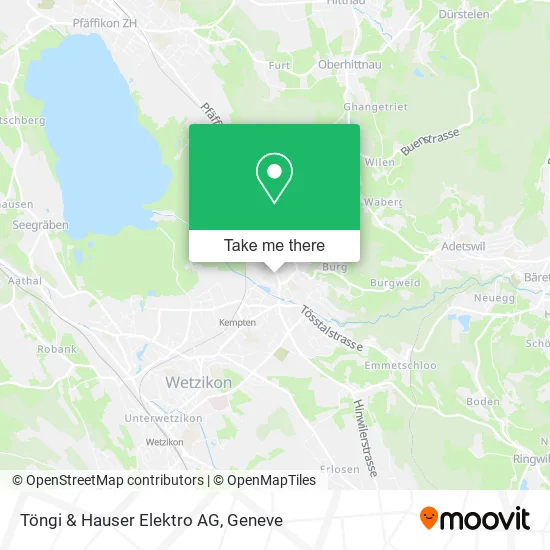 Töngi & Hauser Elektro AG map