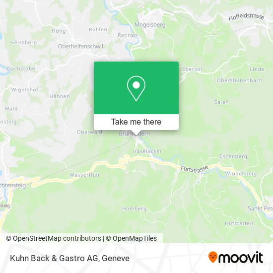 Kuhn Back & Gastro AG map