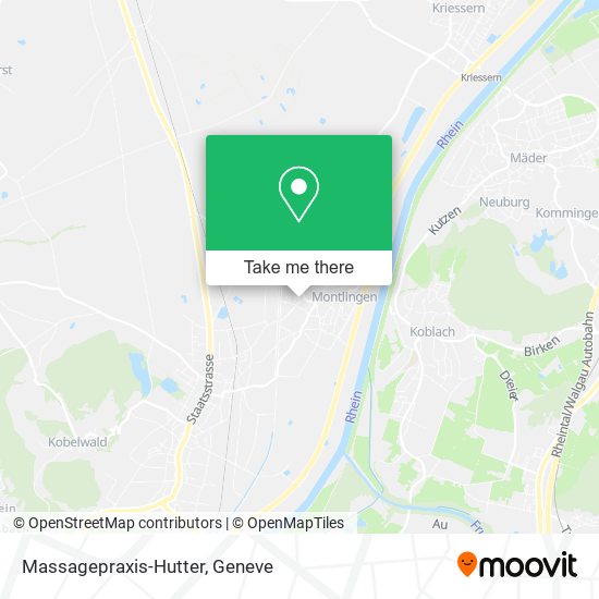 Massagepraxis-Hutter map