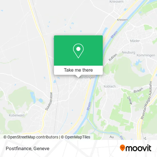 Postfinance map