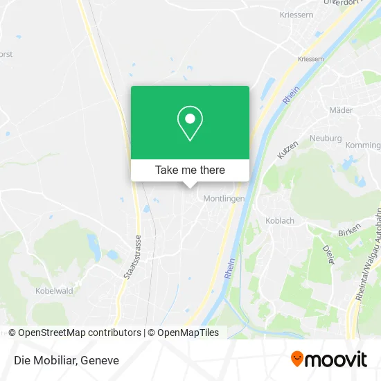 Die Mobiliar map