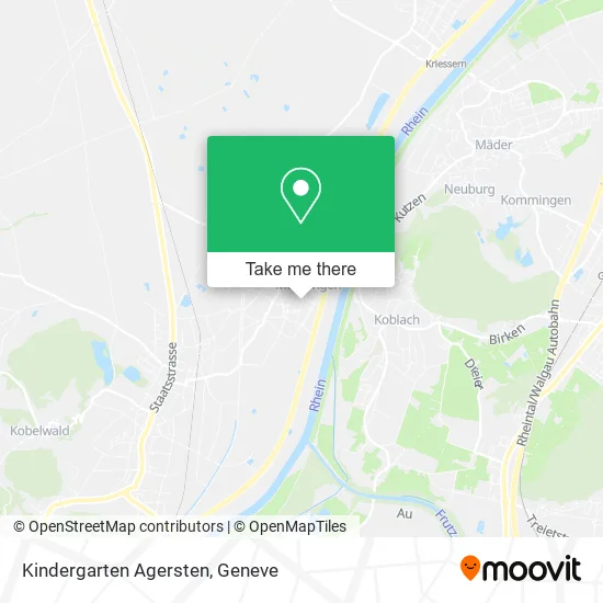 Kindergarten Agersten map