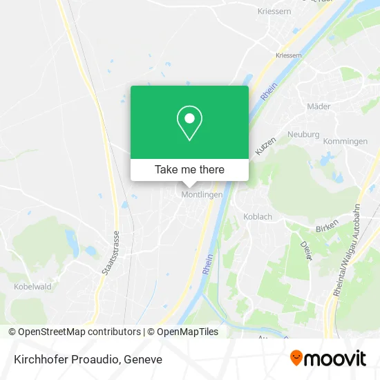 Kirchhofer Proaudio map