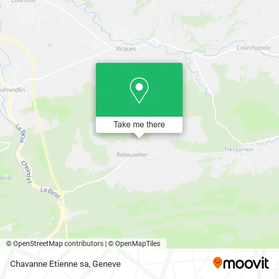 Chavanne Etienne sa map