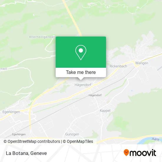 La Botana map