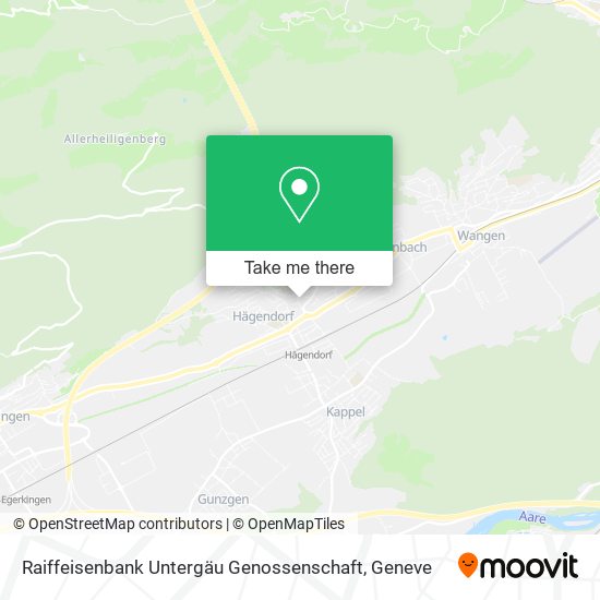 Raiffeisenbank Untergäu Genossenschaft map