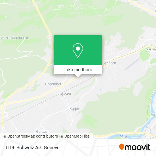 LIDL Schweiz AG map